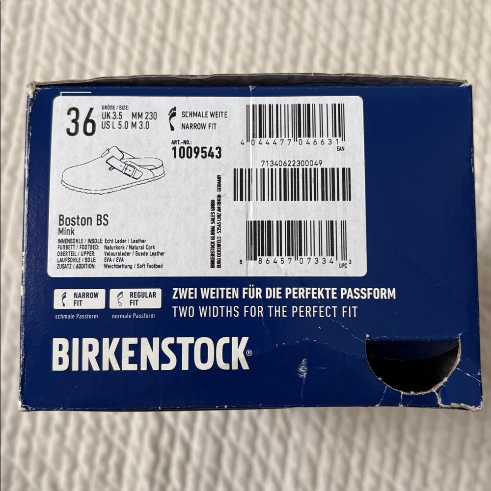 Birkenstock Boston Soft Footbed Clog in Mink Suede - Picture 7 of 8